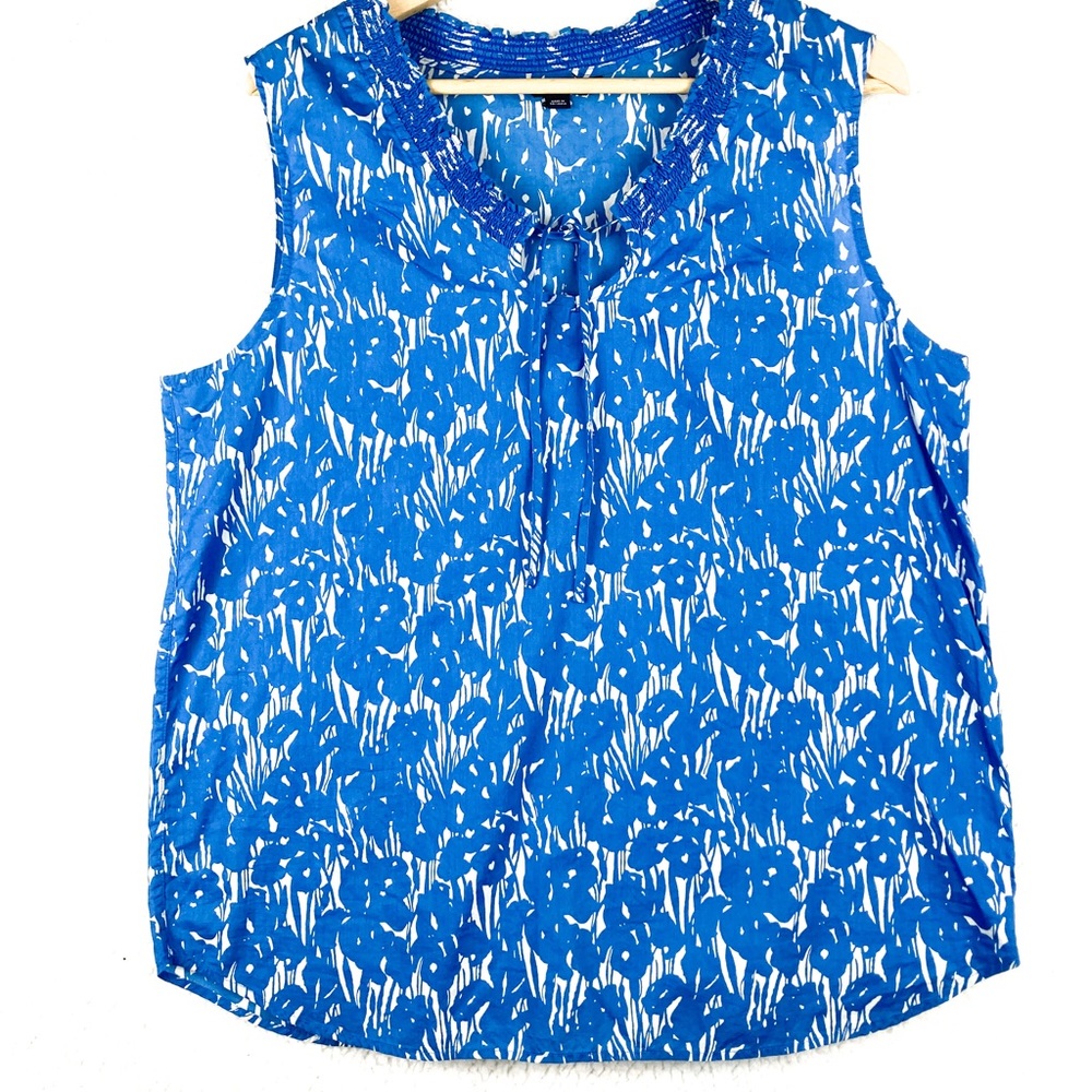 Lands end sleeveless tank v neck sz 12